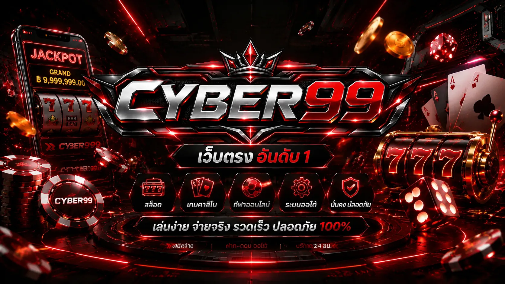 เว็บตรง cyber99: ข้อมูลการสมัคร ฝากถอน และการตรวจสอบก่อนใช้งาน